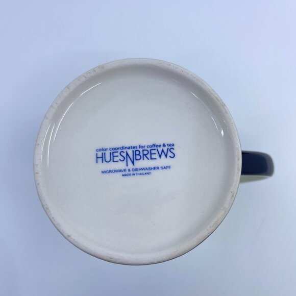 huesnbrews black cat  mug & saucer set on green background - Picture 6 of 7